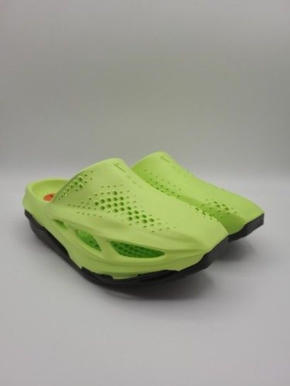Nike x MMW Zoom 005 Men's Size 7 Volt Green Black Slide Sandal DH1258-700 New